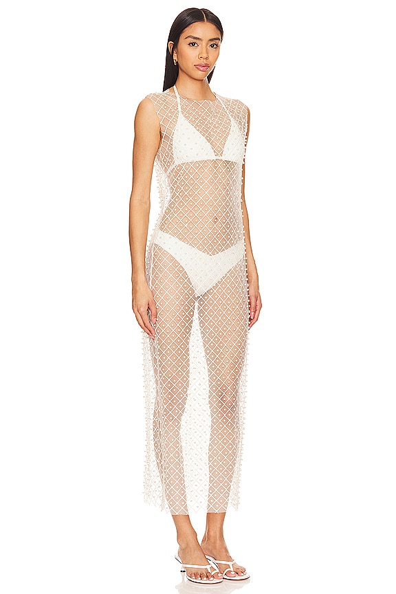 view 2 of 4 JUDE 미디 원피스 in Ivory Pearl