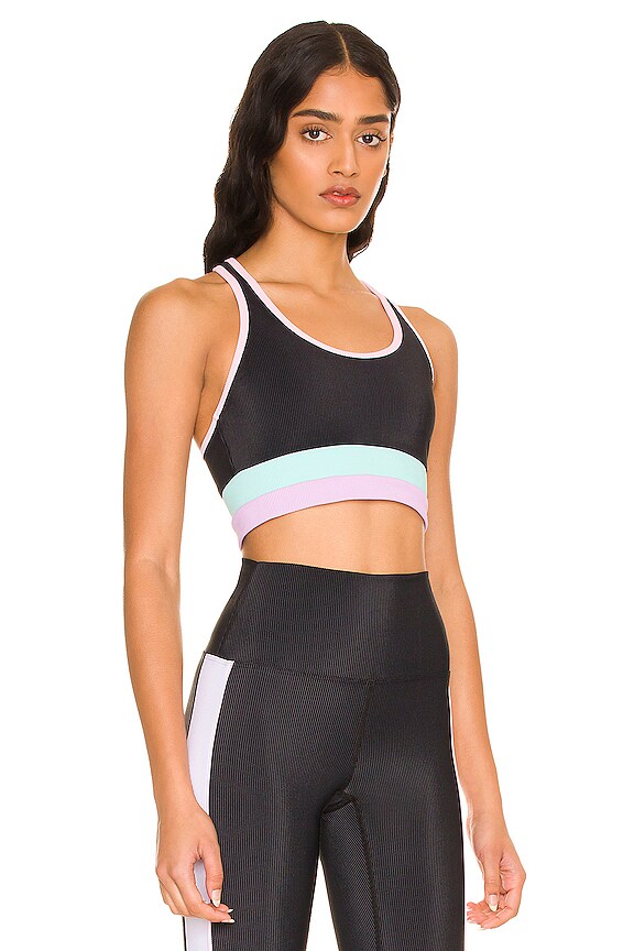 view 2 of 4 Marianne Sports Bra in Pastel Color Block