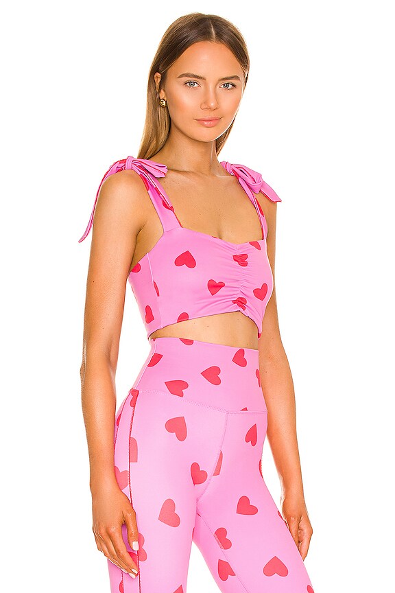 view 2 of 4 Amelia Sports Bra in Valentine Heart