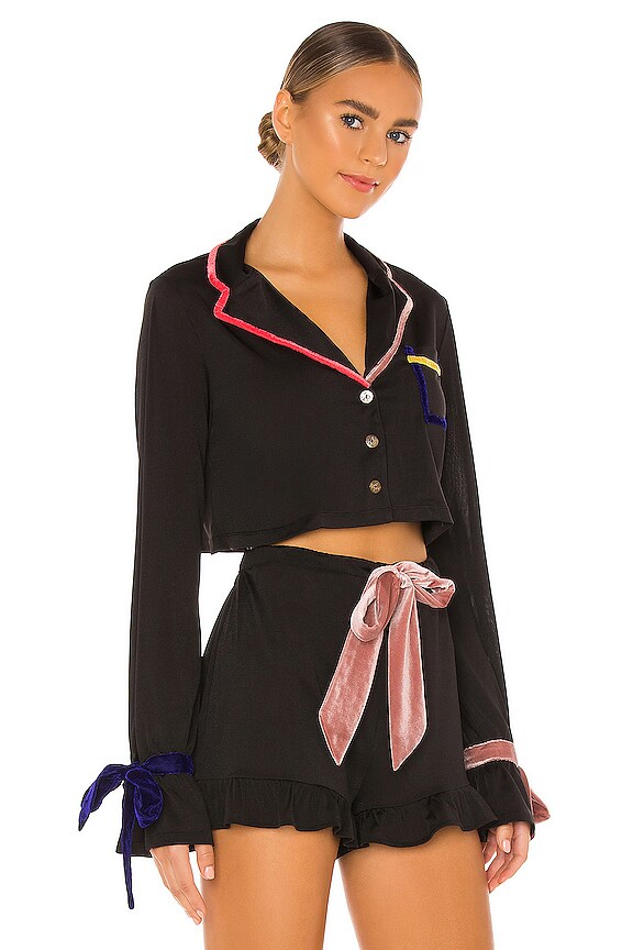 view 2 of 4 Luna Blouse in Black Multi