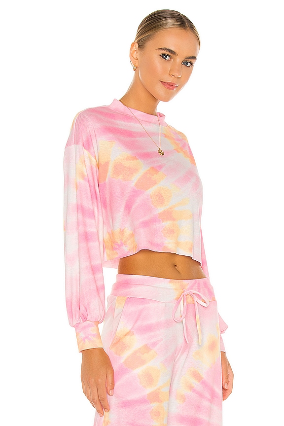 view 2 of 4 Ava Sweatshirt in Sunrise Tie Dye