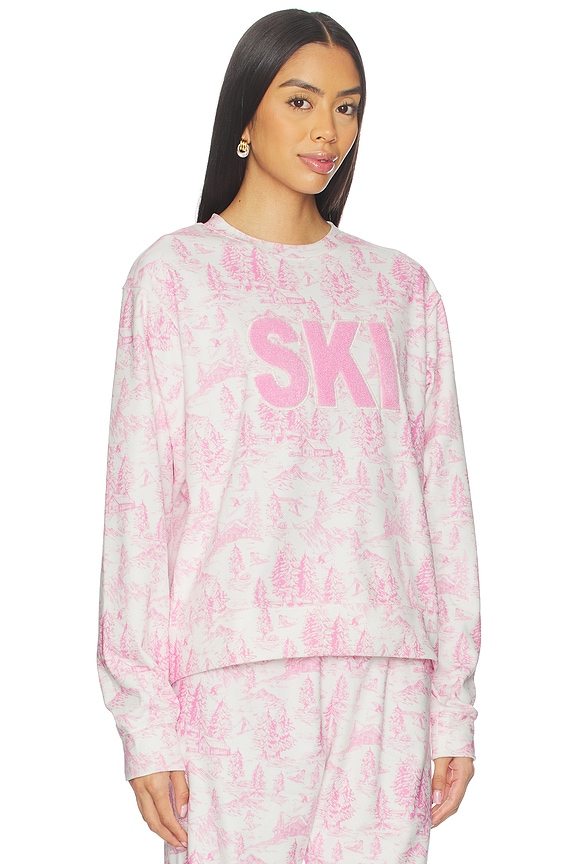 view 2 of 4 Cassia Top in Powder Pink Toile