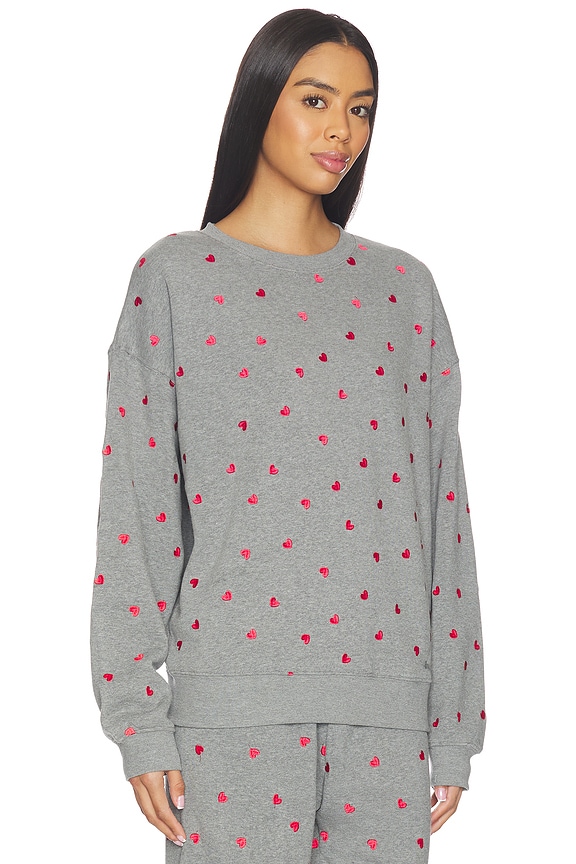 view 2 of 5 PULL OVERSIZED DEVYN in Red Love Hearts