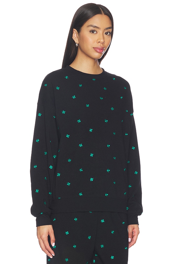 view 2 of 5 Devyn Oversized Sweater in Midnight Clover