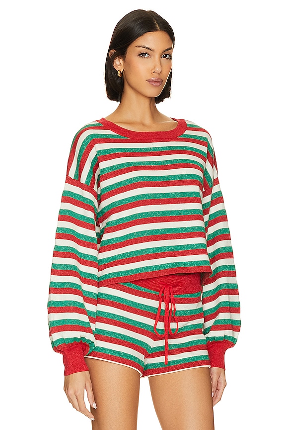 view 2 of 5 Ava Sweater in Merry Stripe