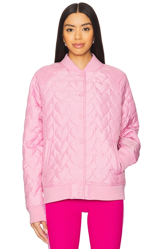 view 2 of 5 Flight Jacket in Prism Pink