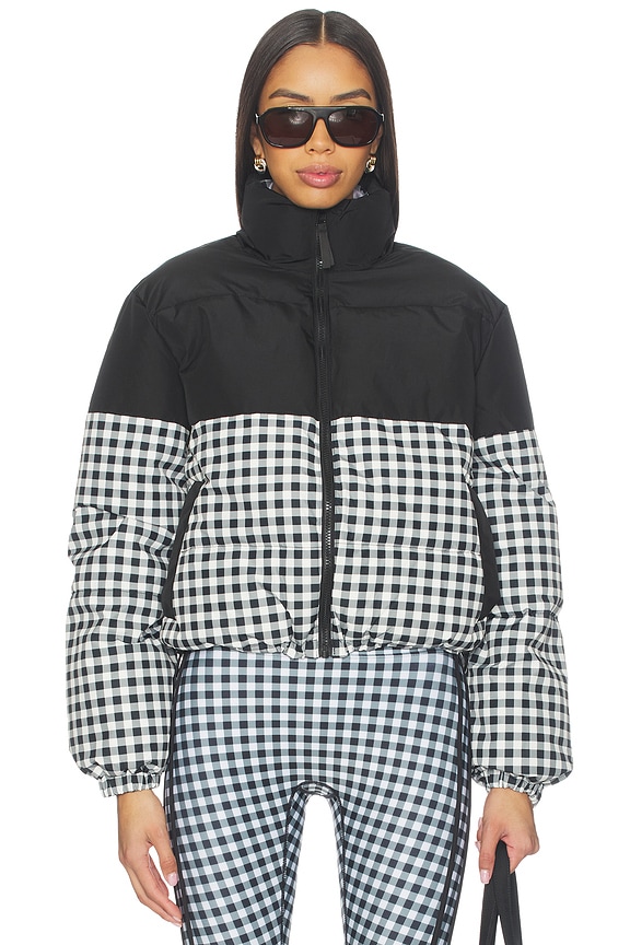 view 2 of 5 Jojo Puffer in Slate Gingham