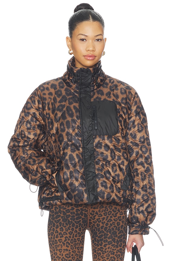 view 2 of 5 Harvie Jacket in Caramel Leopard