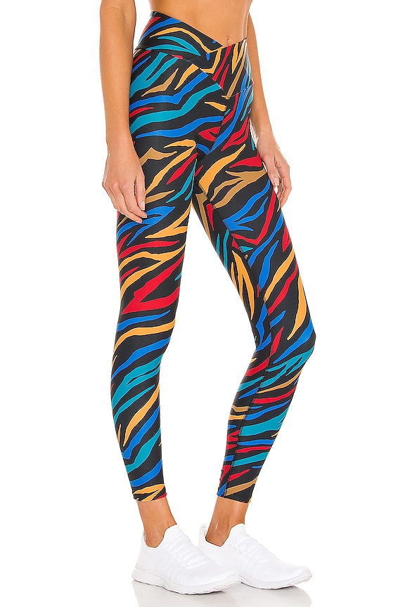 view 2 of 4 Cara Legging in Hibiscus Zebra