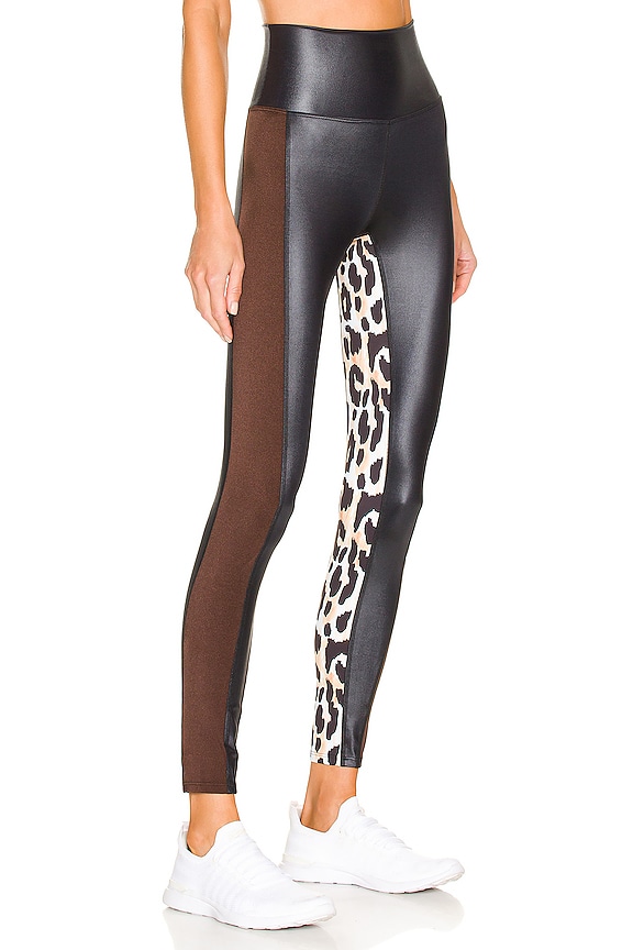 view 2 of 5 LEGGINGS SPOTTED LEOPARD in Leopard Colorblock