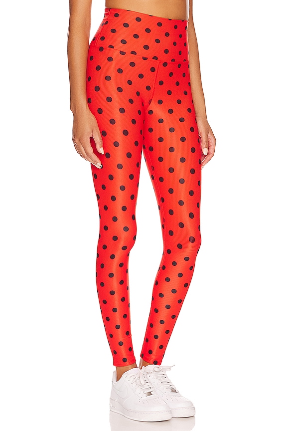 view 2 of 4 Ayla Legging in Scarlet Polka Dot