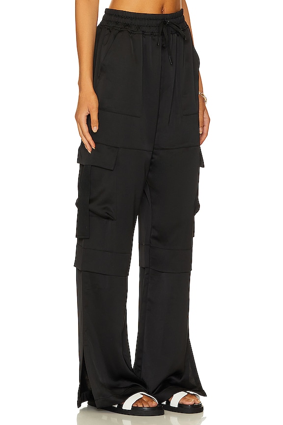 view 2 of 4 PANTALON CARGO GIANNA in Shadow Satin