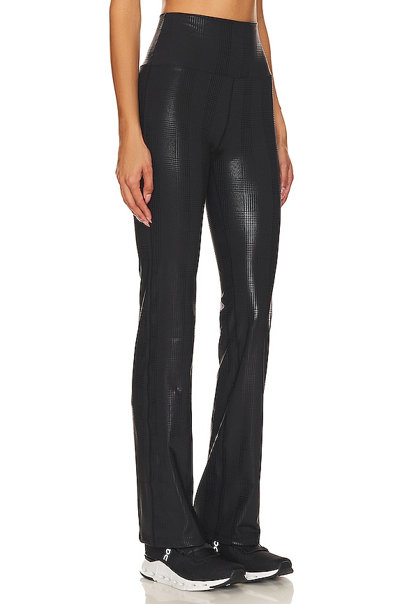 view 2 of 5 Myra Flare Legging in Onyx Houndstooth