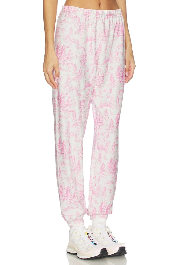 view 2 of 6 Georgie Pant in Powder Pink Toile