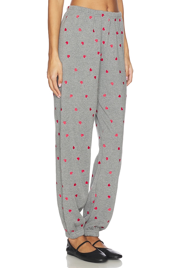 view 2 of 6 PANTALON SWEAT NASH in Red Love Hearts