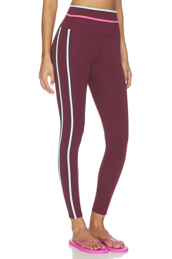 view 2 of 6 Solara Legging in Raspberry Bloom