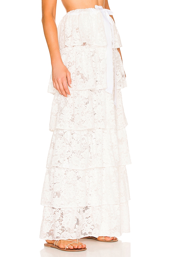 view 2 of 4 x REVOLVE Wrap Skirt in White