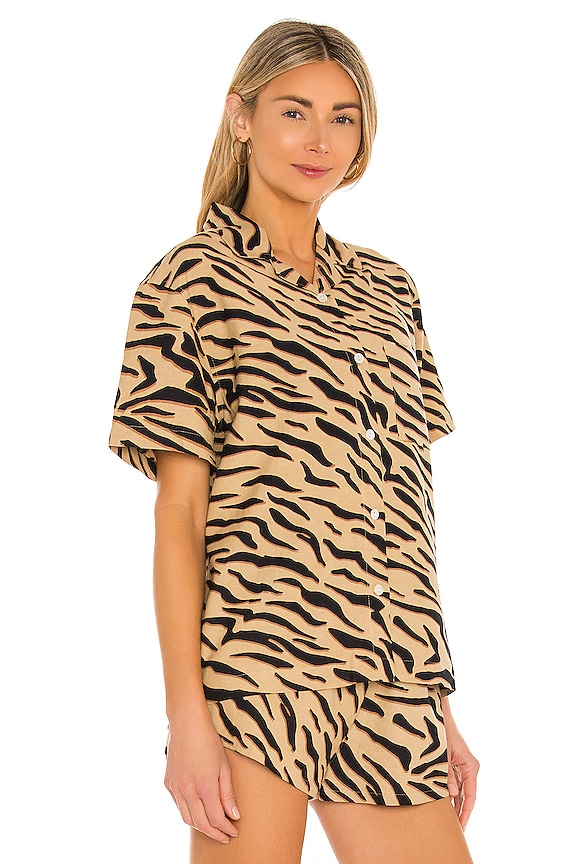 view 2 of 4 Kalani Top in Chapman Zebra
