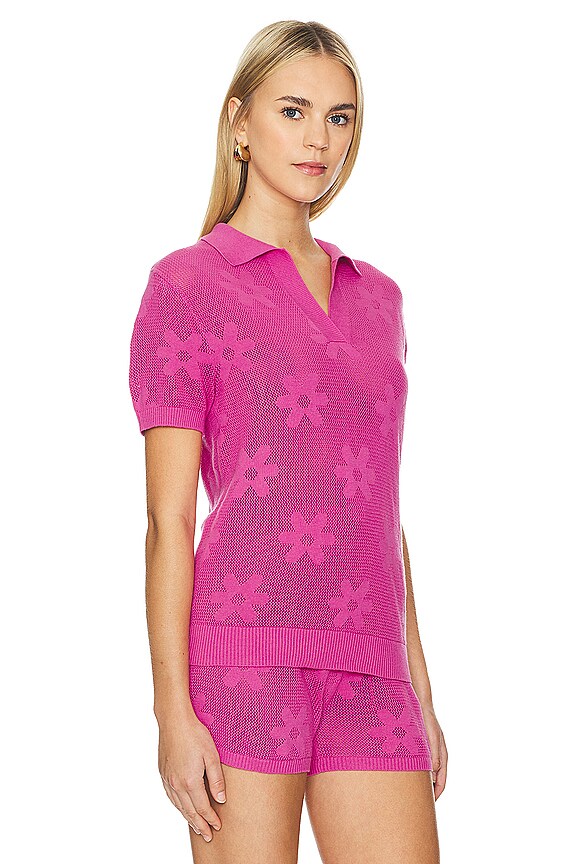 view 2 of 5 Liliana Top in Blossom Jacquard