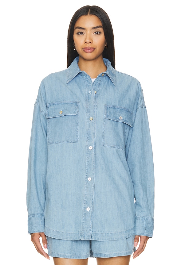 view 2 of 5 Coramine Top in Denim Daze