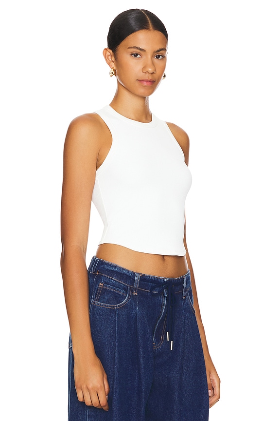 view 2 of 4 Donna Tank in White