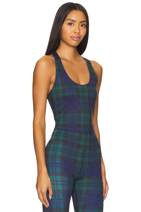 view 2 of 4 Yara Top in Wintergreen Plaid