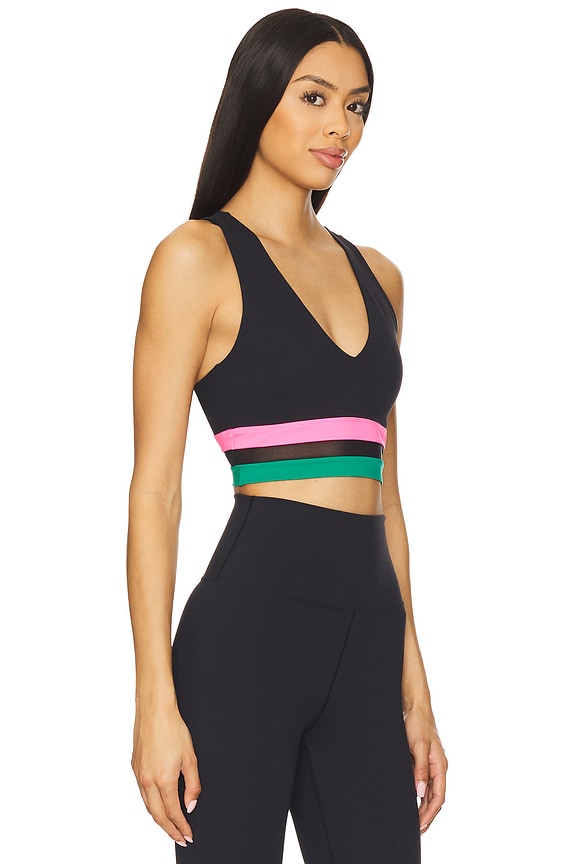 view 2 of 4 Elora Top in Forest Lagoon Colorblock