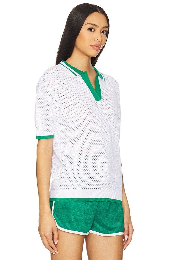 view 2 of 5 Giana Top in Courtside White