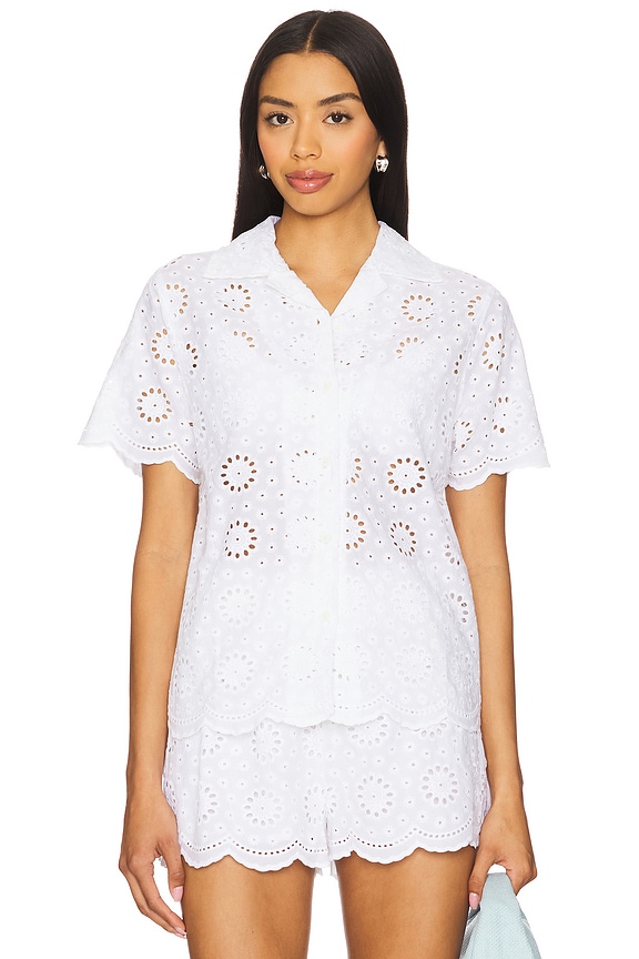 view 2 of 5 Lexie Top in White Magnolia Eyelet