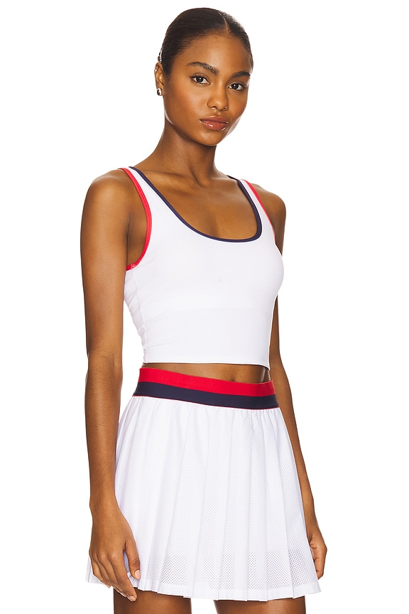 view 2 of 4 Ash Top in Cherry Indigo Colorblock