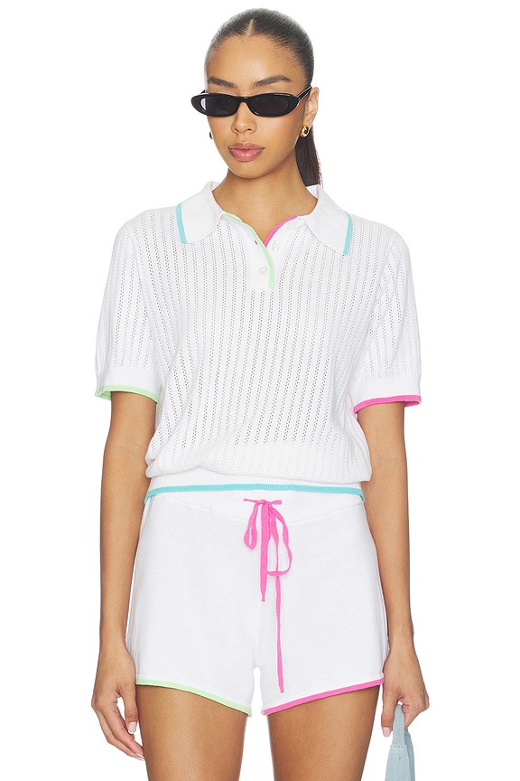 view 1 of 4 Sia Top in Hibiscus Cove Colorblock
