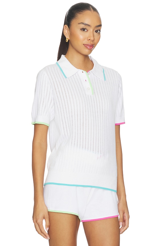 view 2 of 4 Sia Top in Hibiscus Cove Colorblock