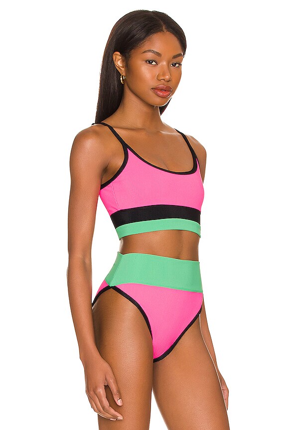 view 2 of 4 Eva Top in Watermelon Colorblock
