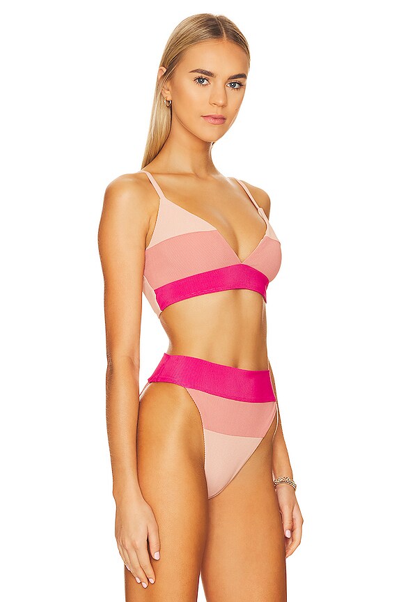 view 2 of 4 Riza Top in Rouge Color Block