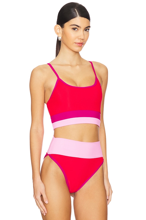 view 2 of 4 TOP BIKINI EVA in Gumdrop Colorblock