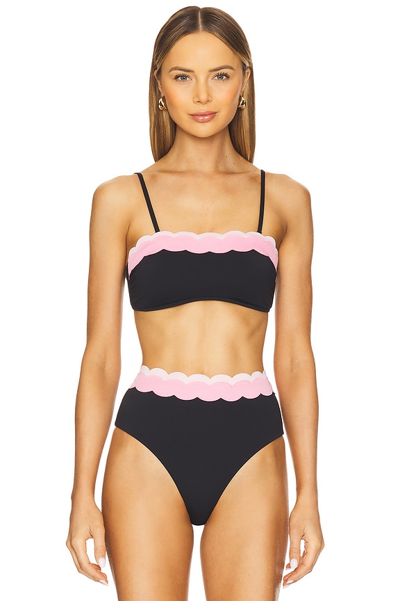 view 2 of 5 Sybil Bikini Top in Sweet Berry Wave