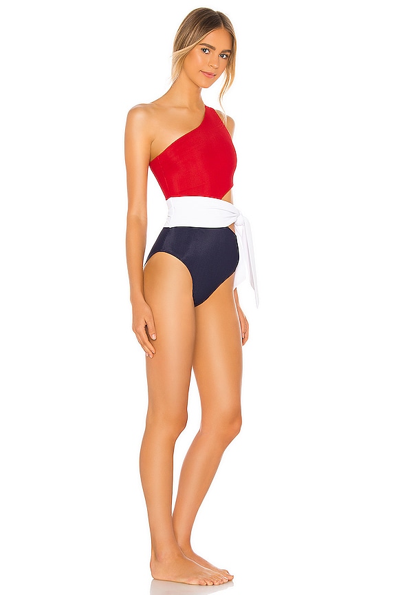 view 2 of 5 MAILLOT DE BAIN 1 PIÈCE CARLIE in Red, White & Blue