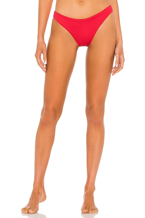 view 1 of 5 Chelsea Bikini Bottom in Hibiscus