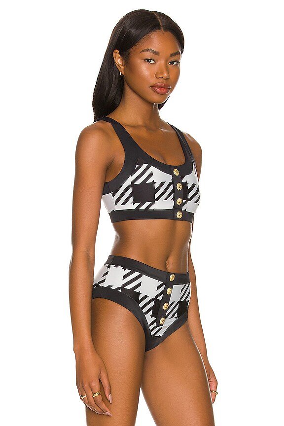 view 2 of 4 TOP BIKINI ISLE in Houndstooth