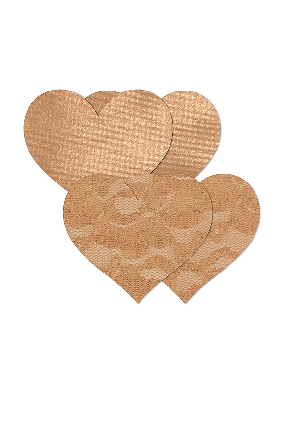 view 2 of 2 Nippies Hearts Patch of Freedom in Caramel
