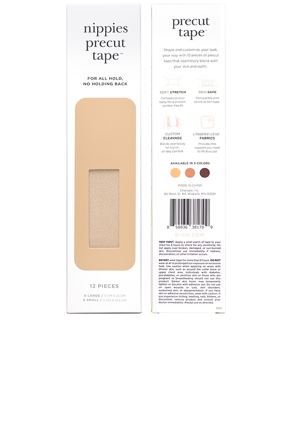 view 2 of 2 Nippies Precut Tape in Creme