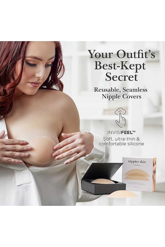 view 2 of 4 CUBIERTA DEL PEZÓN NIPPIES SKIN in Creme