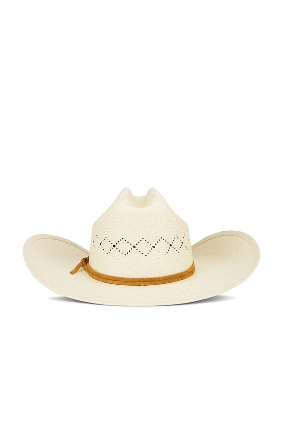 view 2 of 4 Laredo Panama Straw Cowboy Hat in Catalina Sand