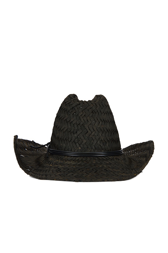 view 2 of 2 Houston II Straw Cowboy Hat in Black