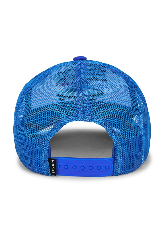 view 2 of 2 Speed And Service Netplus Trucker Hat in Electric Blue