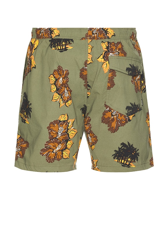 view 2 of 5 Everyday Stretch Hybrid Swim Short in Olive Surplus Floral