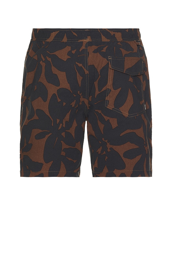 view 2 of 5 Everyday Stretch Hybrid Swim Short in Pinecone Brown Floral