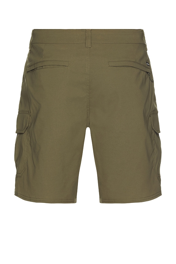 view 2 of 5 Shyft Stretch Cargo Short in Ivy Green