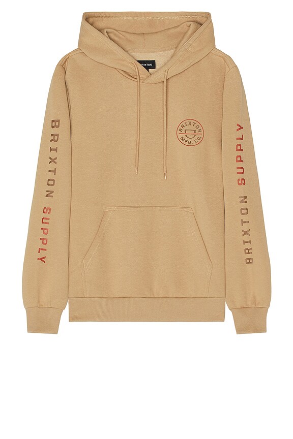 view 2 of 3 SWEAT À CAPUCHE in Sand, Barn Red, & Bison