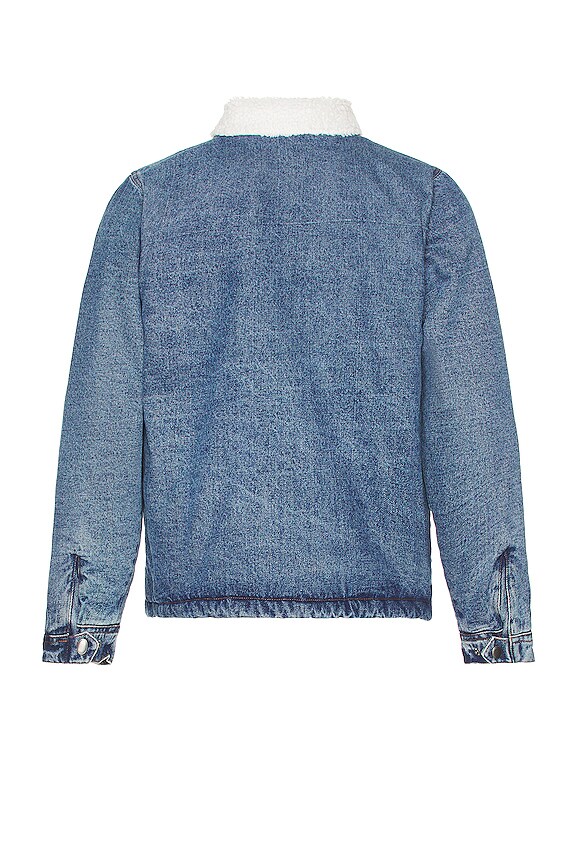 view 2 of 4 КУРТКА BETA in worn indigo